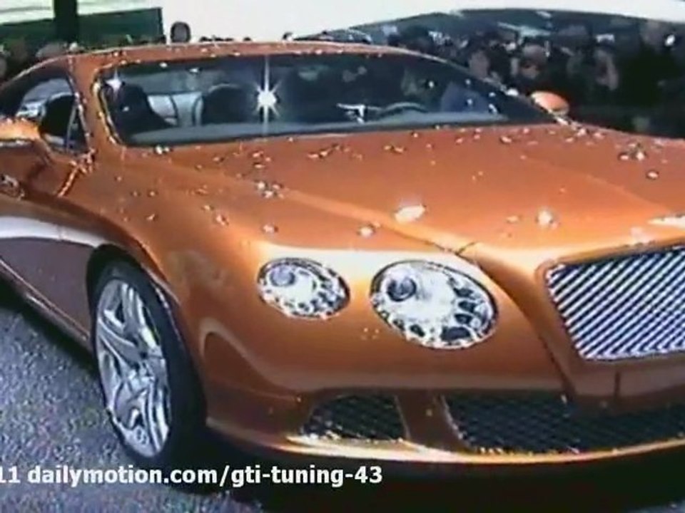 Nouvelle Bentley Continental GT au Salon de Genève 2011