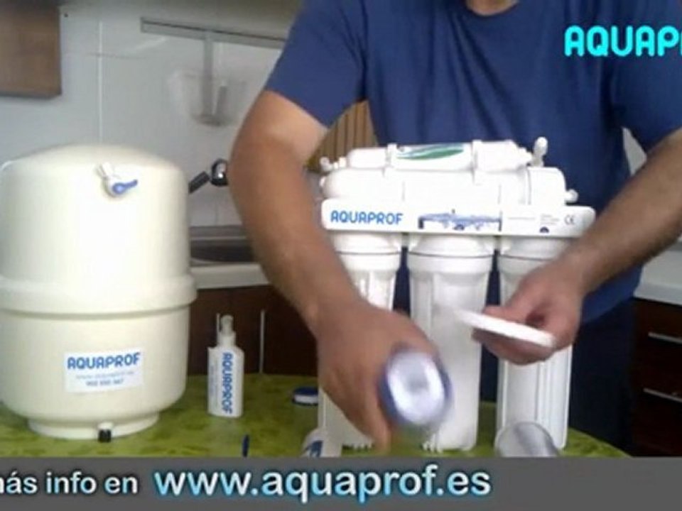 Cambio de filtros Osmosis. Osmosis filtros.