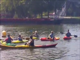 Une partie de Kayak-polo