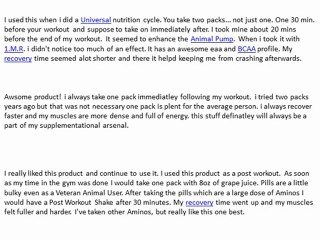 Universal Animal Nitro Reviews