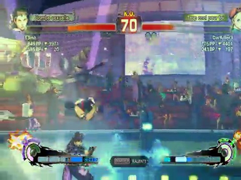 [SSF4] (T3ina) Sakura vs Cammy (DarKiller3) [Live IV]