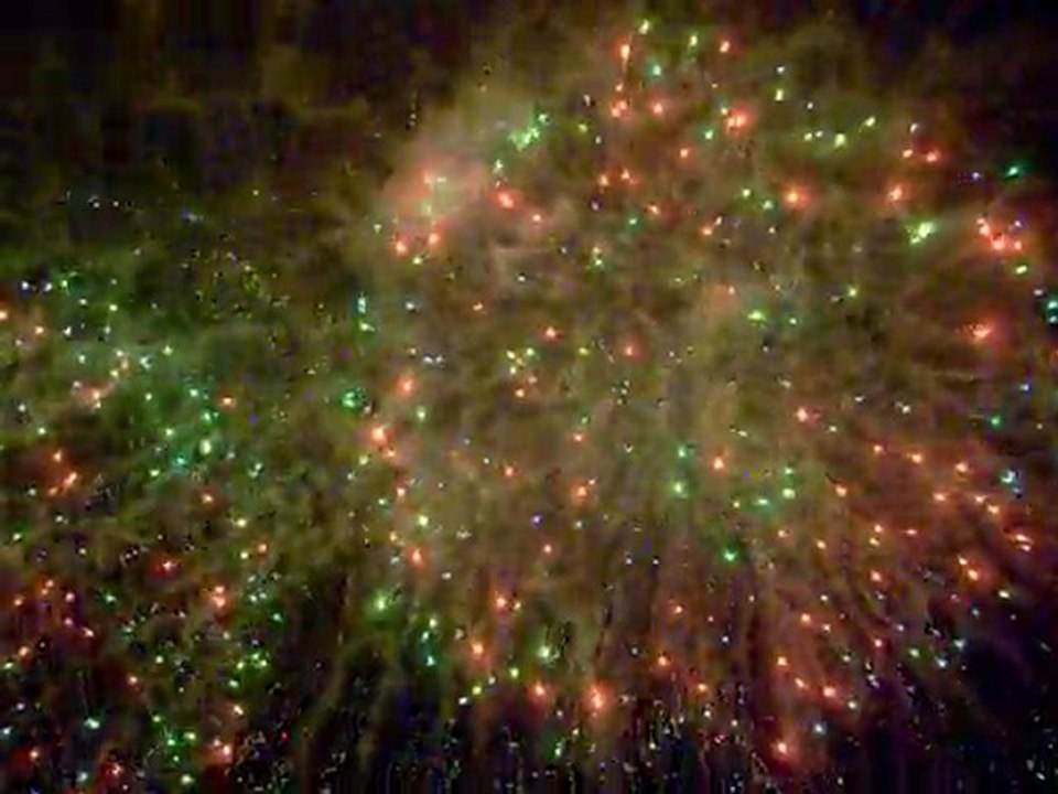 Berre L'Etang : feu d'artifice du 14 juillet 2011 (4)