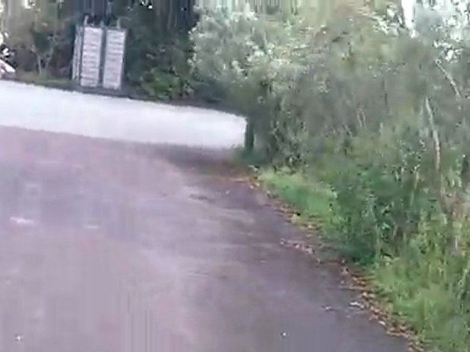 BERTRAND SUR DES ROLLERS AVEC EMMA ET NICOLAS