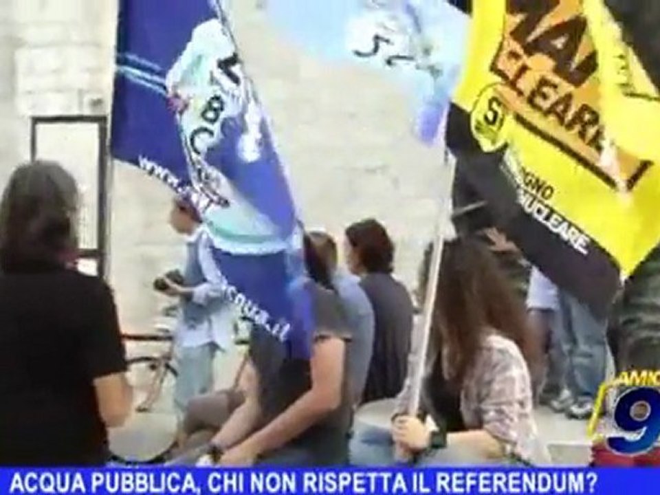 Regione Puglia | Acqua pubblica. Chi non rispetta il referendum?