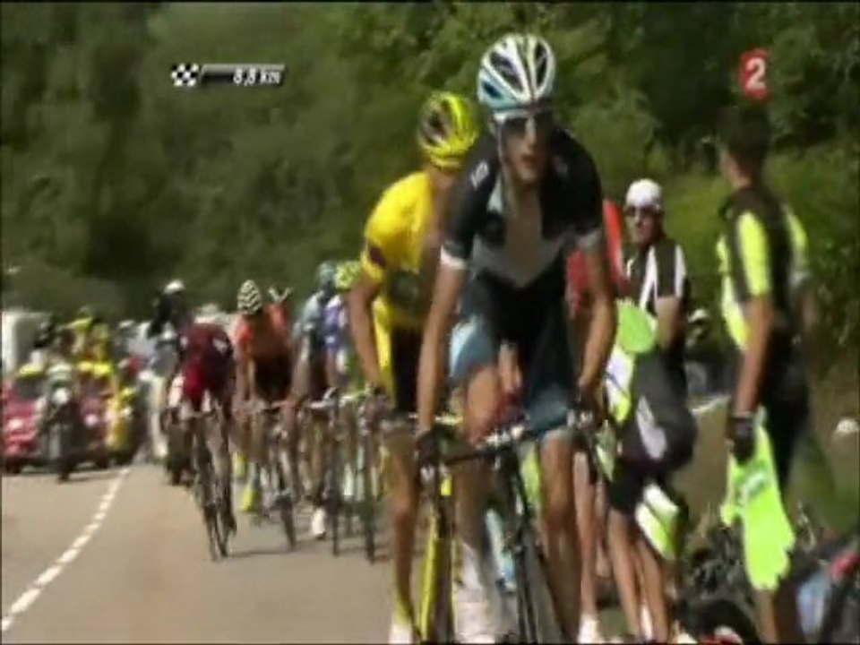 Tour de france - Attaques au Plateau de Beille 2011