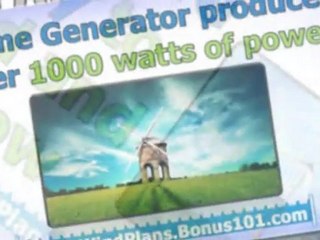 wind generator plans - diy wind generator - building a wind generator