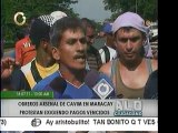 Obreros de Cavim protestan