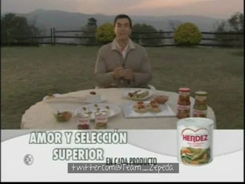 David Zepeda @davidzepeda1 anuncio Herdez