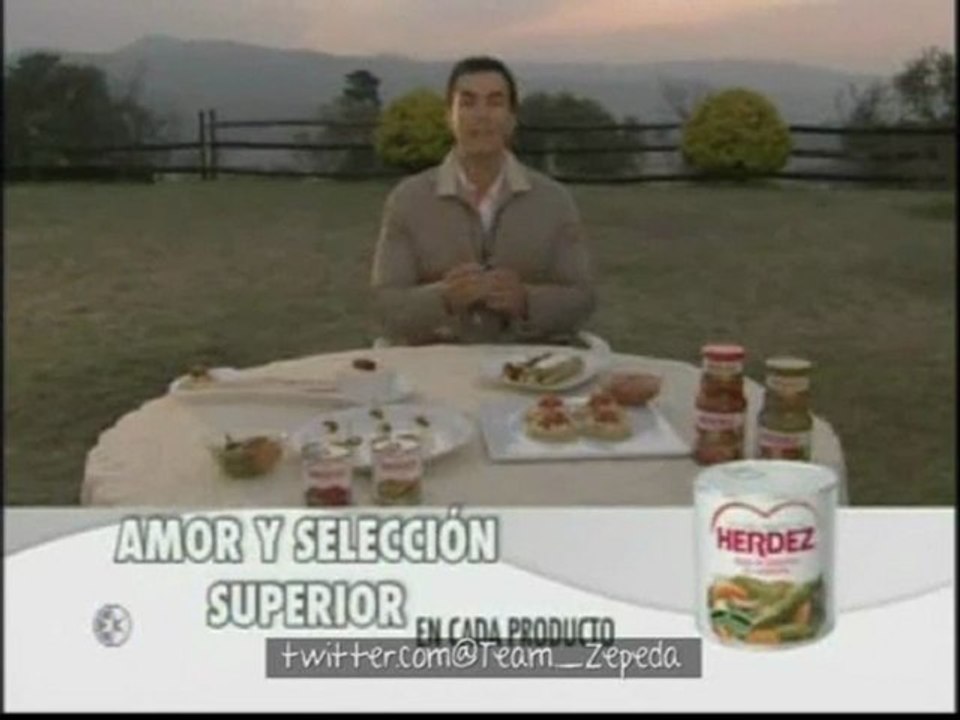 David Zepeda @davidzepeda1 anuncio Herdez