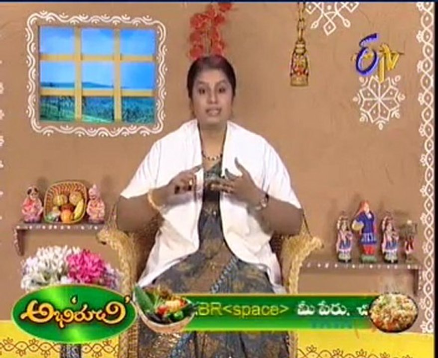 Abhiruchi - Recipes - Arati Sanagapindi Vepudu,Gummadi Soup,SetDosa - 01 Mar 11_ 04