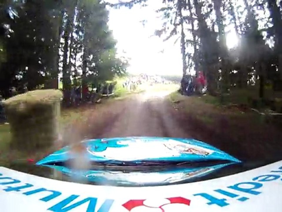 Caméra embarquée rallye du 14 Juillet 2011 équipage KREYER-POIROT  ES 6