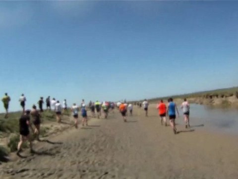 La traversée de la baie ... en course à pied