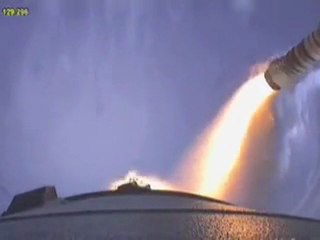 Caméras embarquées du décollage de la navette Atlantis