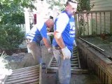 Removal of a Hot Tub Spa and Wooden Deck w/ Flower Pots in New York City