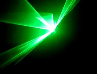 jeu lumiere lazer vert