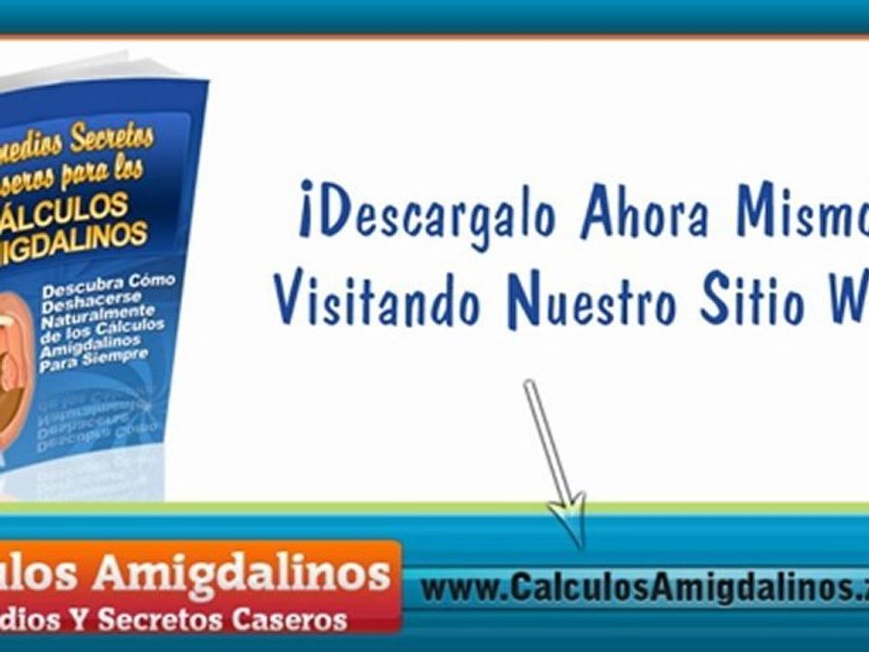Como Curar Los Cálculos Amigdalinos - Curar Amígdalas