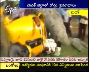 Major Road Accident In Medak District, 9 Died