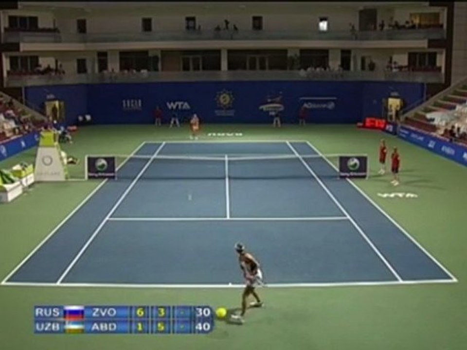 Baku - Zvonareva enttäuscht nicht