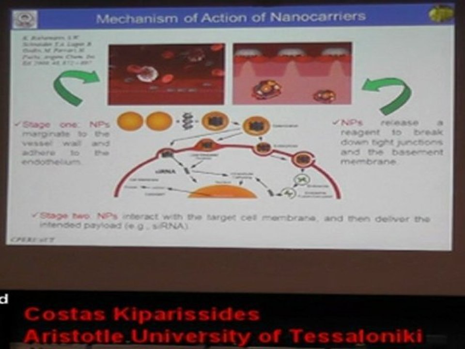 Costas Kiparissides - What caracterizes a nanodrug ?