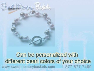Beautiful Colored Swarovski Pearl Bracelet