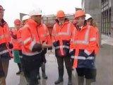 Visite de chantier du futur hopital de Calais