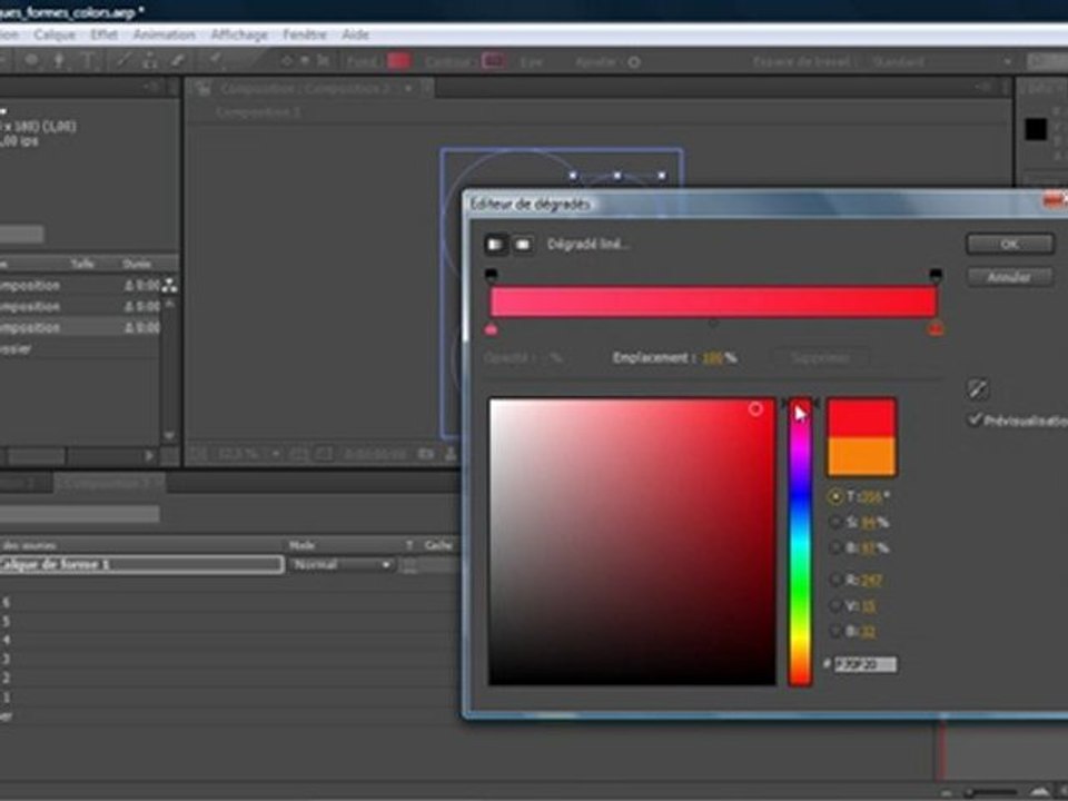 Calques De Formes Colorés (After Effects Tuto)