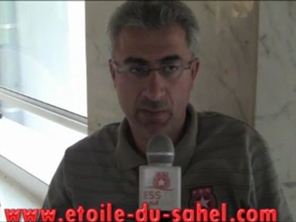 Mondher kbaier avant match ESS-CA