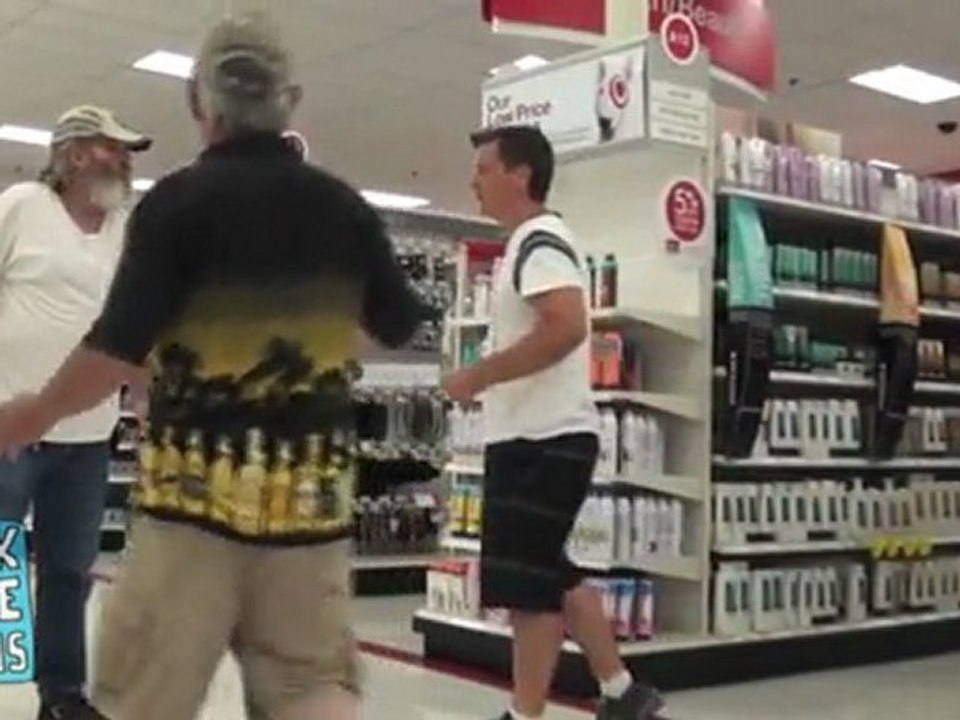 Old Man Gets Fed Up & Socks Boy In The Dome For Farting In His Wife's Face