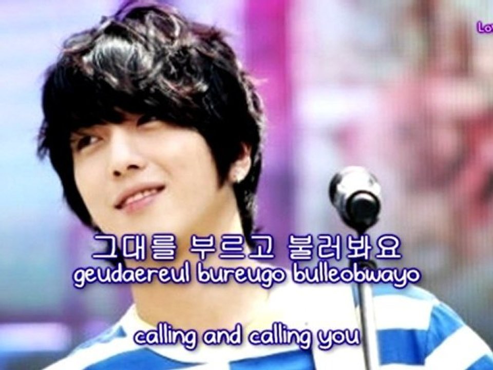 Jung Yonghwa - Because I miss you [English subs + Romanization + Hangul] HD