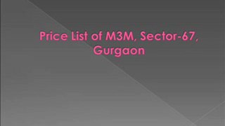 M3M Merlin Gurgaon, M3M Merlin Sector-67 @ 9990114352, M3M Merlin in Gurgaon, Residential project, Apartments in Gurgaon
