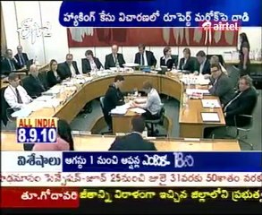 Un known man attacked on Rupert Murdoch