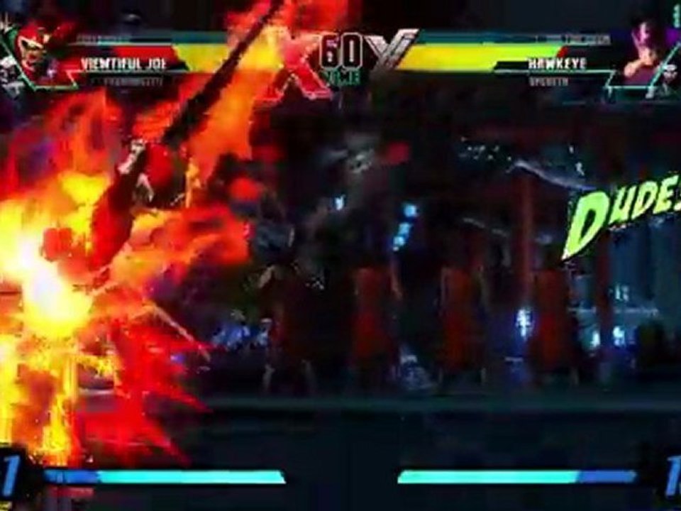 Ultimate Marvel VS Capcom 3 - Firebrand VS Hawkeye
