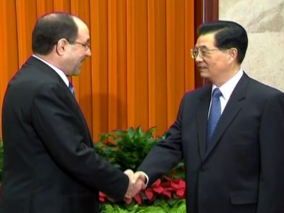Hu Eyes Oil as Iraqi PM Sees Chinese Investments During Trade Talks