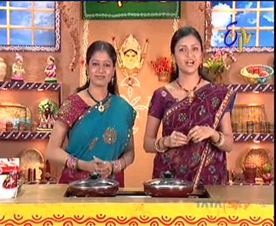 Etv Abhiruchi-Pindi Vantalu,Urinche Vanta,Good food,Sweet Snacks-04