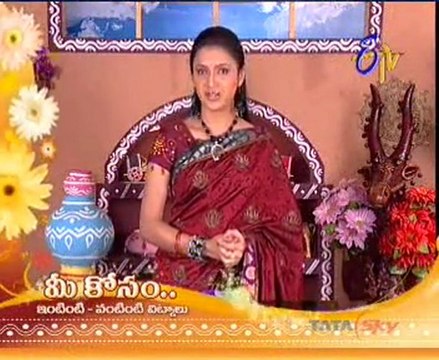 Abhiruchi Pindi Vantalu,Urinche Vanta,Good food,Sweet Snacks - 24th Mar 11 - 02 Part - 03