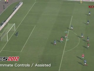 PES 2012 - Teammate Controls - Assisted