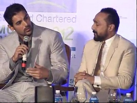 John Abraham At The Standard Chartered Mumbai Marathon 2011 Press Meet