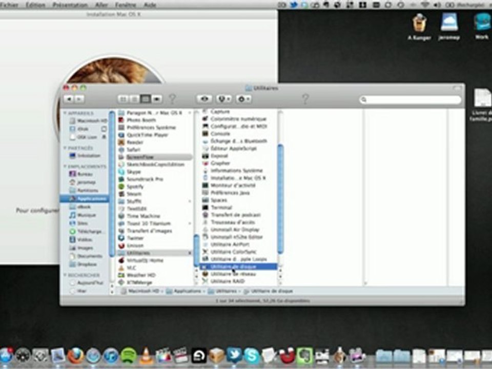 Clé USB de l'installation de Lion