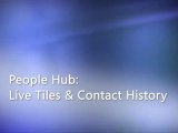‪People Hub- Live Tiles & Contact History on Windows Phone‬‏
