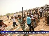 Libye: funérailles de sept rebelles libyens tués à Brega