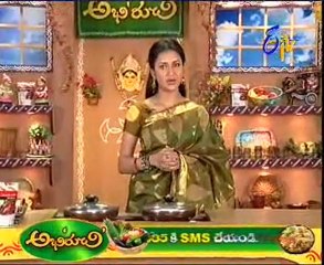 Abhiruchi - Recipes - Bendi Rice, Soya Bondalu & Idiyappam Halwa - 04