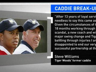 Tiger Woods splits from his caddie