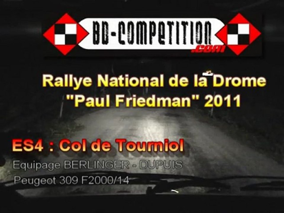 Rallye de la Drôme 2011 ES4 Col de Tourniol