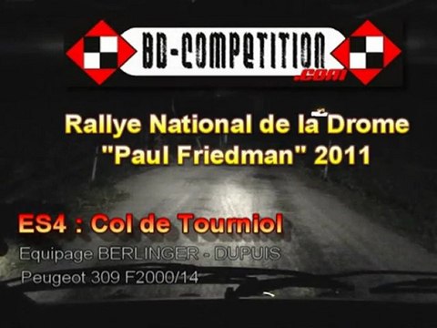 Rallye de la Drôme 2011 ES4 Col de Tourniol