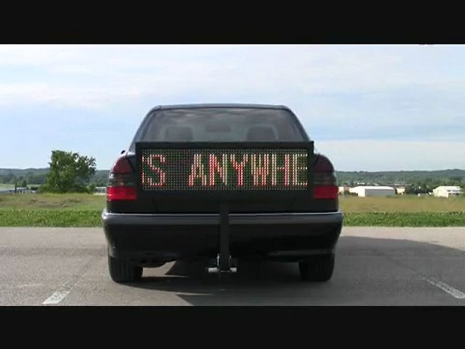 Mobile Billboard advertising sign