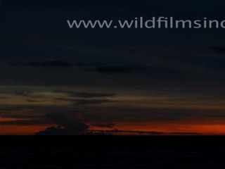 Beautiful Sunset from Koh Samet Island in Thailand