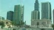 A drive through Dubai city in the Middle East