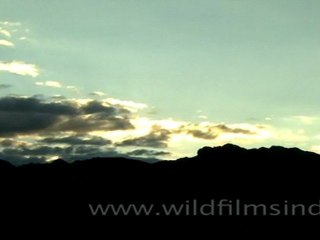 Time lapse of clouds in Ladakh
