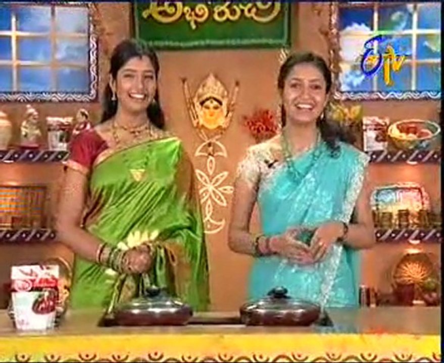 Etv Abhiruchi-Pindi Vantalu,Urinche Vanta,Good food,Sweet Snacks - 04