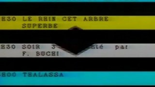 FR3 ANNONCE LE PROGRMME DE CE SOIR 1982